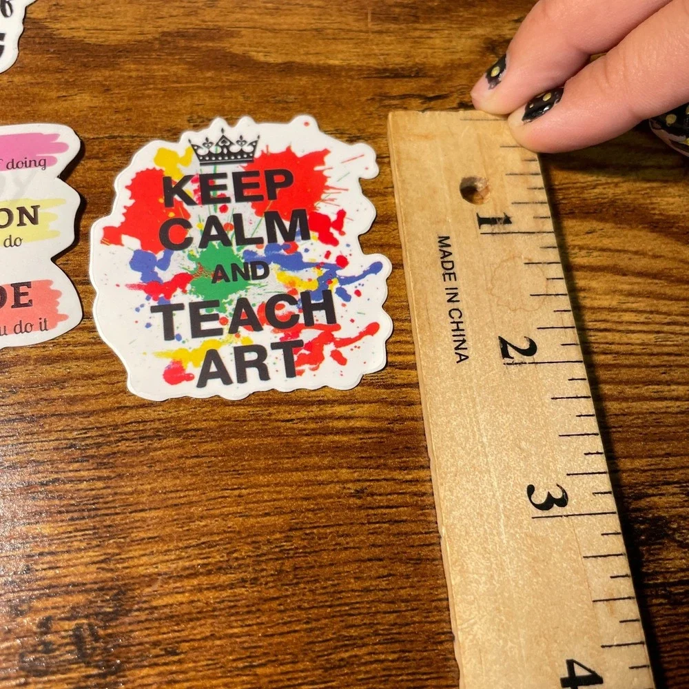 Teacher Sticker Lot 20 Vinyl Die-Cut Stickers Gift Bundle Classroom